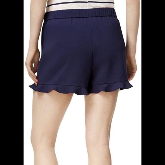 Maison Jules Navy Blue Flutter Dress Shorts Size S - Picture 2 of 6